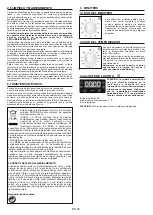 Предварительный просмотр 22 страницы Candy FCP455X User Instructions