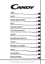 Preview for 1 page of Candy FCP502X/E User Instructions