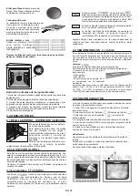 Предварительный просмотр 21 страницы Candy FCP502X/E User Instructions