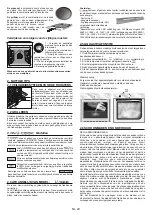 Предварительный просмотр 29 страницы Candy FCP502X/E User Instructions