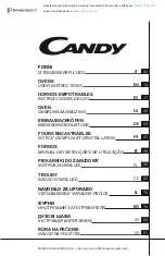 Preview for 1 page of Candy FCP502X User Instructions