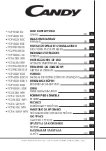 Candy FCP602X E0 User Instructions preview