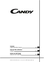 Candy FCT825XL1 Installation & Operation Manual предпросмотр