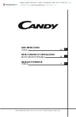 Candy FCXNE825VX WIFI User Instructions предпросмотр