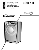 Candy GC 1D User Instructions preview