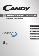 Preview for 1 page of Candy GCC 581NB Instruction Book