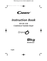 Candy GO DC 218 Instruction Book preview