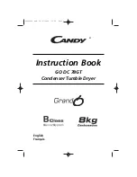 Candy GO DC 78GT Instruction Book preview