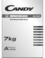 Candy GOC 970AT Instruction Book preview