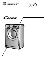 Preview for 1 page of Candy Grand'O Evo User Instructions