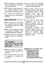 Preview for 22 page of Candy GSV1411DH3Q Manual