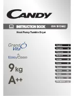 Preview for 1 page of Candy GVH 9913NA2 Instruction Book