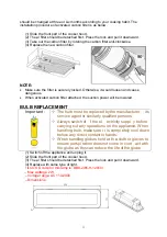 Preview for 12 page of Candy HHT6300/2X/1 Instruction Manual