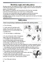 Preview for 40 page of Candy Holiday 104DF User Instructions