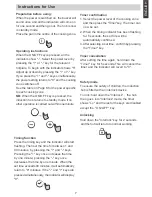 Preview for 7 page of Candy ICS36X Instruction Manual