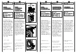 Предварительный просмотр 35 страницы Candy ICW 101 TR H/C User Instructions