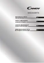 Candy MEC440WTX User Instructions preview