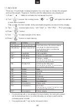 Предварительный просмотр 23 страницы Candy MEC440WTX User Instructions