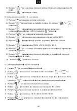 Предварительный просмотр 46 страницы Candy MEC440WTX User Instructions