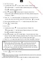 Preview for 17 page of Candy MECS34TX User Instructions