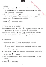 Preview for 18 page of Candy MECS34TX User Instructions