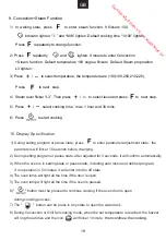 Preview for 20 page of Candy MECS34TX User Instructions