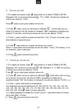 Preview for 62 page of Candy MECS34TX User Instructions