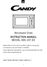 Preview for 2 page of Candy MIC 201 EX User Instructions