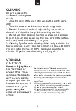 Preview for 10 page of Candy MIC 20G DFB Instructions For Use Manual