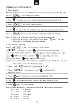 Preview for 14 page of Candy MIC 20G DFB Instructions For Use Manual