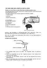 Preview for 73 page of Candy MIC 20G DFB Instructions For Use Manual