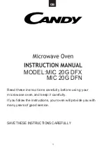 Preview for 3 page of Candy MIC 20G DFN User Instructions