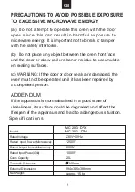 Preview for 4 page of Candy MIC 20G DFN User Instructions