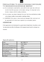 Preview for 2 page of Candy MIC 20GD FX Instruction Manual