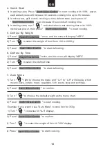 Preview for 10 page of Candy MIC 20GD FX Instruction Manual