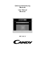 Candy MIC 305 X User Manual preview