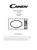 Preview for 42 page of Candy MIC20GDFBA User Manual