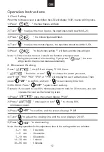 Preview for 14 page of Candy MIC25GDFX-6 User Instructions