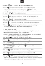 Preview for 18 page of Candy MIC25GDFX-6 User Instructions