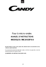 Preview for 22 page of Candy MIC25GDFX-6 User Instructions