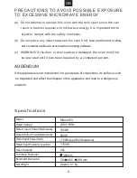 Preview for 3 page of Candy MIC440TX User Instructions