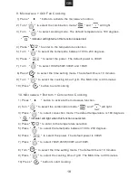 Preview for 19 page of Candy MIC440TX User Instructions