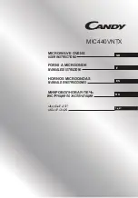 Preview for 1 page of Candy MIC440VNTX User Instructions