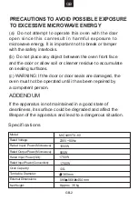 Preview for 4 page of Candy MIC440VTX-80 User Instructions