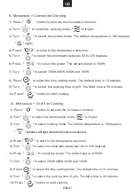 Preview for 23 page of Candy MIC440VTX-80 User Instructions