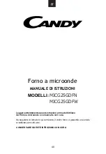 Preview for 41 page of Candy MICG25GDFN User Instructions