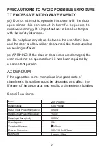 Preview for 2 page of Candy MIG1730MX User Instructions