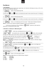 Preview for 73 page of Candy MIG25BNT User Instructions