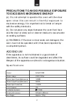 Preview for 3 page of Candy MIG28TXNE User Instructions