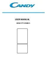 Candy MINI CITY COMBI E. Instruction Manual preview